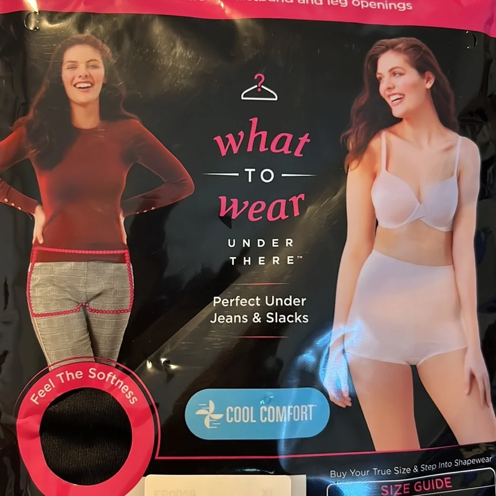 NEW Maidenform Flexees Black Boyshort Shaper All Over Smoothing Various Sizes - Picture 4 of 4